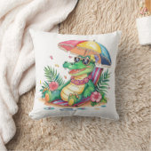 トロピカルチリラックスルゲーター クッション (ブランケット)