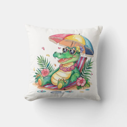 トロピカルチリラックスルゲーター クッション (正面)