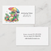 トロピカルチリラックスルゲーター 名刺 (正面/裏面)