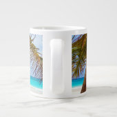 トロピカルチリングビーチシーン ジャンボコーヒーマグカップ (裏面)