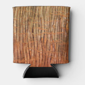 トロピカルツリーの樹皮自然写真 缶クーラー (正面)