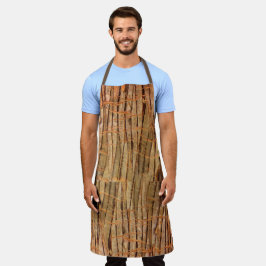 トロピカルツリーウィッカーバーク写真 エプロン