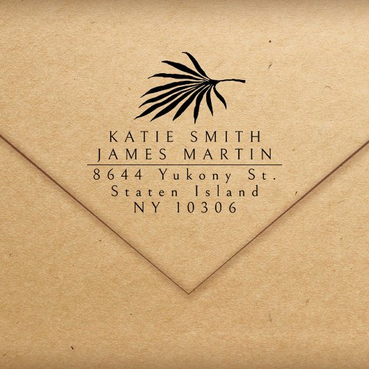 トロピカルツースラナーズモダンカップル差出人住所 ラバースタンプ