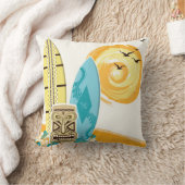 トロピカルティキサーフボード装飾装飾用クッション クッション (ブランケット)