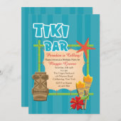 トロピカルティキバー招待状 招待状 (正面/裏面)