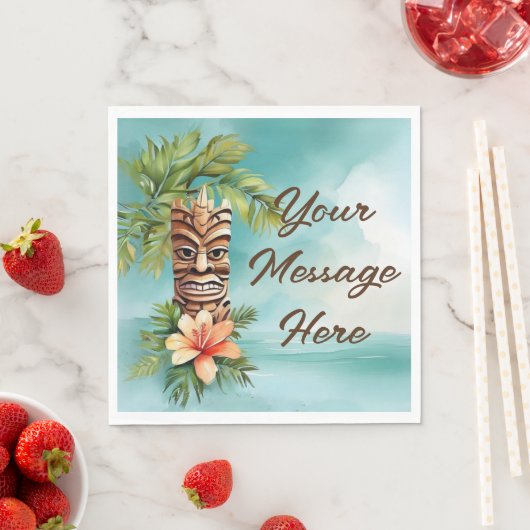 トロピカルティキパーティー スタンダードランチョンナプキン (インサイチュ)