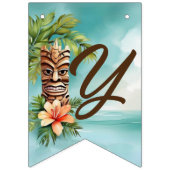 トロピカルティキパーティー バンティングフラッグ (第1の旗)