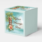 トロピカルティキパーティー フェイバーボックス (正面サイド)