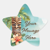 トロピカルティキパーティー 星シール (正面)