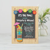 トロピカルティキルアウ(ハワイ式宴会)パーティの招待状 招待状 (スタンド正面)