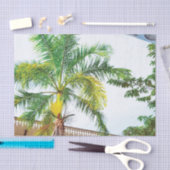 トロピカルティッシュペーパーパームツリー 薄葉紙 (クラフト)