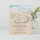 トロピカルテーマの新年イブパーティー 招待状 (スタンド正面)