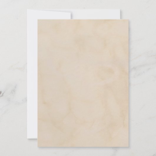 トロピカルテーマの新年イブパーティー 招待状 (裏面)