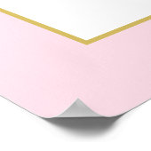 トロピカルテーマブライダルシャワーウェルカムポスター ポスター (角)