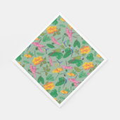 トロピカルテーマペーパーナプキン スタンダードランチョンナプキン (角)