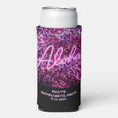 トロピカルディスコハネムーンパーティーネオン スリム缶クーラー (Seltzer正面)