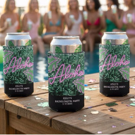 トロピカルディスコ独身最後のパーティーネオン スリム缶クーラー