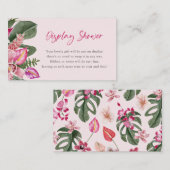 トロピカルディスプレイシャワーカード エンクロージャーカード (正面/裏面)