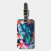トロピカルデザインカスタマイズ – 独自 ラゲッジタグ (正面縦)