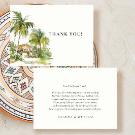 トロピカルデスティネーションありがとう プレイスカード