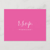 トロピカルデスティネーションウェディングソングリクエストRSVP ポストカード (正面)