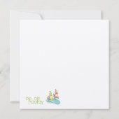 トロピカルデスティネーションウェディングビーチウィンドサーフィン 招待状 (裏面)