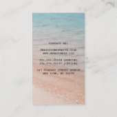 トロピカルデスティネーションウェディングプランナー 名刺 (裏面)