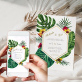 トロピカルデスティネーションウェディング招待状 招待状