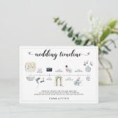 トロピカルデスティネーションウェディング タイムラインスケジュール (スタンド正面)