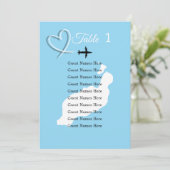 トロピカルデスティネーションランザロテスペインビーチ結婚式 招待状 (スタンド正面)