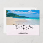 トロピカルデスティネーション シーニックビーチ サンクス ポストカード (正面/裏面)