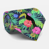 トロピカルトゥカ葉ンと熱帯雨林 ネクタイ (ロール)