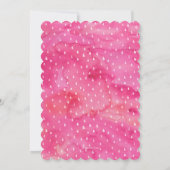 トロピカルトゥッティフリット金ゴールド8誕生日招待状 招待状 (裏面)