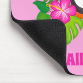 トロピカルトゥーカかわいらしンピンク マウスパッド (コーナー)