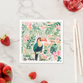 トロピカルトゥーカンサマールアウ（ハワイ式宴会）ビーチパーティー スタンダードカクテルナプキン (インサイチュ)