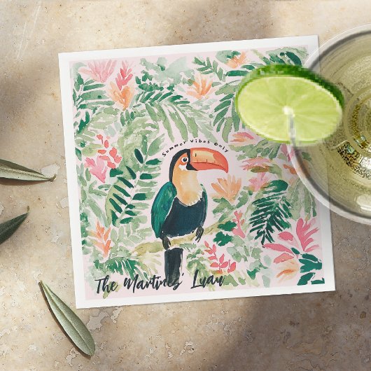 トロピカルトゥーカンサマールアウ（ハワイ式宴会）ビーチパーティー スタンダードカクテルナプキン