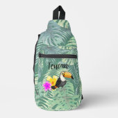 トロピカルトゥーカンデザインスリングバッグ スリングバッグ (正面)