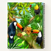 トロピカルトゥーカンバーズスパイラルノート ノートブック (裏面)