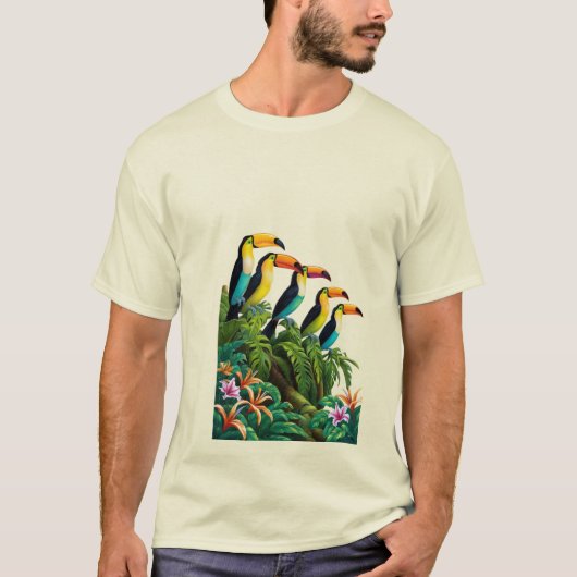 トロピカルトゥーカンパラダイス Tシャツ (正面)