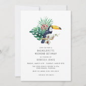 トロピカルトゥーカンビーチバチェロレッテウィークエンドゲートウェイ 招待状 (正面)