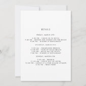 トロピカルトゥーカンビーチバチェロレッテウィークエンドゲートウェイ 招待状 (裏面)