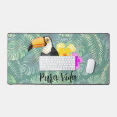 トロピカルトゥーカンプラビダ デスクマット (キーボード&マウス)