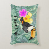 トロピカルトゥーカンプラヴィダデザイン アクセントクッション (正面(垂直))