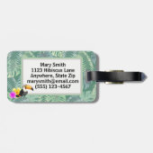 トロピカルトゥーカンプラヴィダデザイン ラゲッジタグ (裏面横)