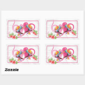 トロピカルトゥーカンラブ 長方形シール (シート)