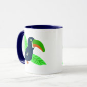 トロピカルトゥーカン葉と マグカップ (正面左)