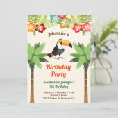 トロピカルトゥーカン誕生日パーティー 招待状 (スタンド正面)