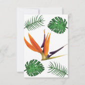 トロピカルトゥーカン誕生日パーティー 招待状 (裏面)