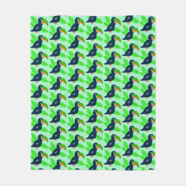 トロピカルトゥーカ葉ンと フリースブランケット