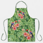 トロピカルトエレガントウカン花パターン エプロン (正面)
